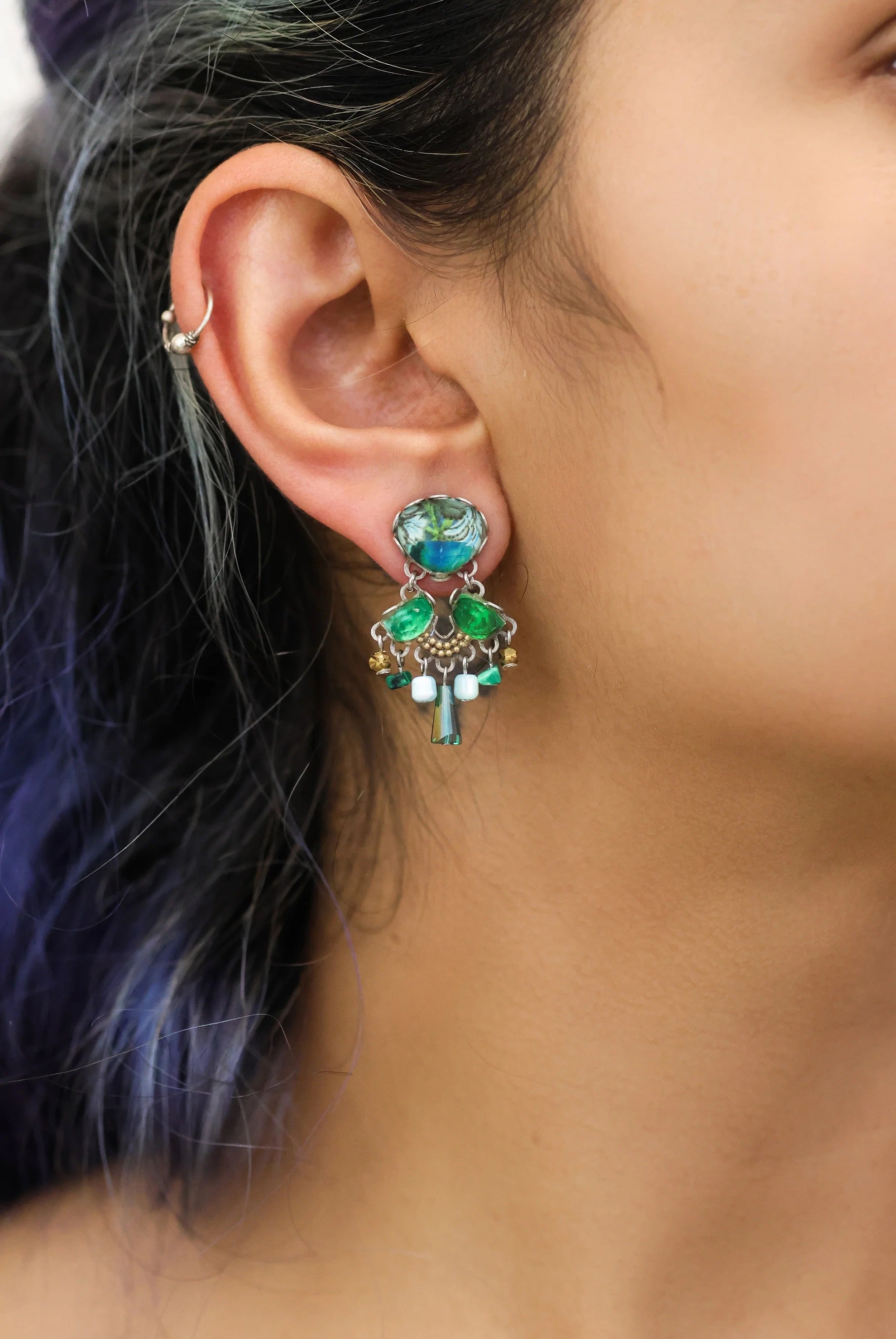Elegant Earrings Meadow Set, Silas