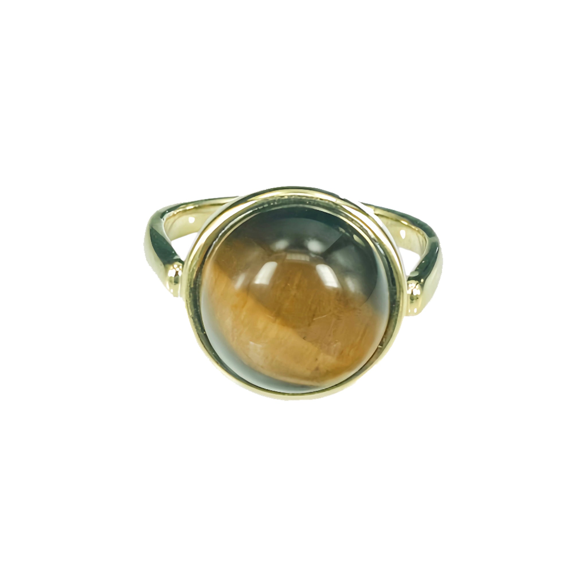 Sunrise Dome Ring Tiger Eye