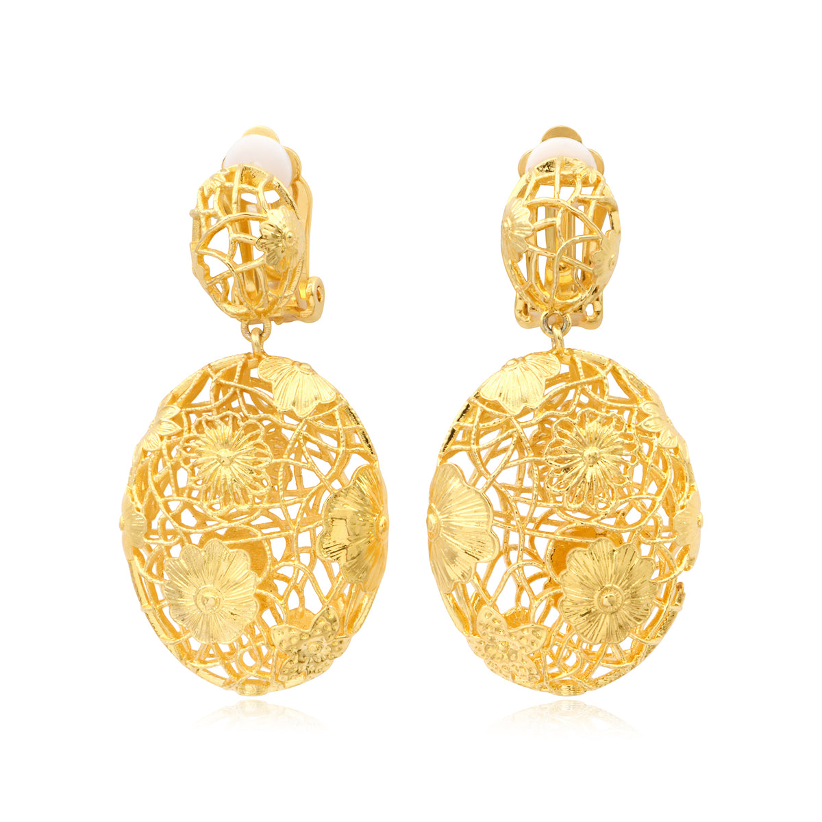 Serenata Lace Golden Clips