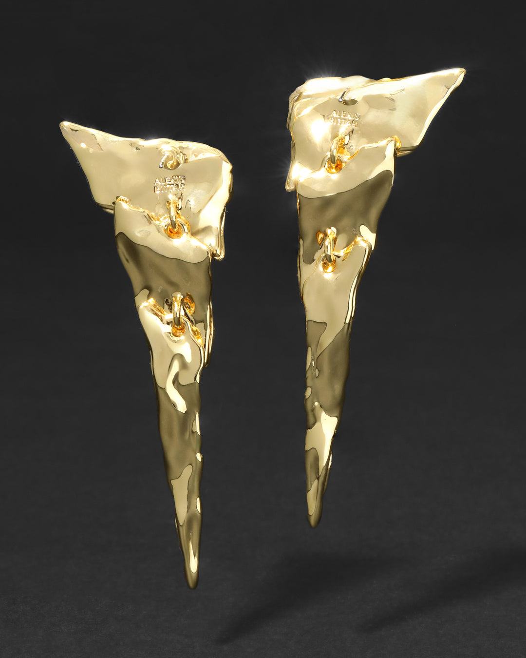 Solanales Crystal Cascade Post Earring