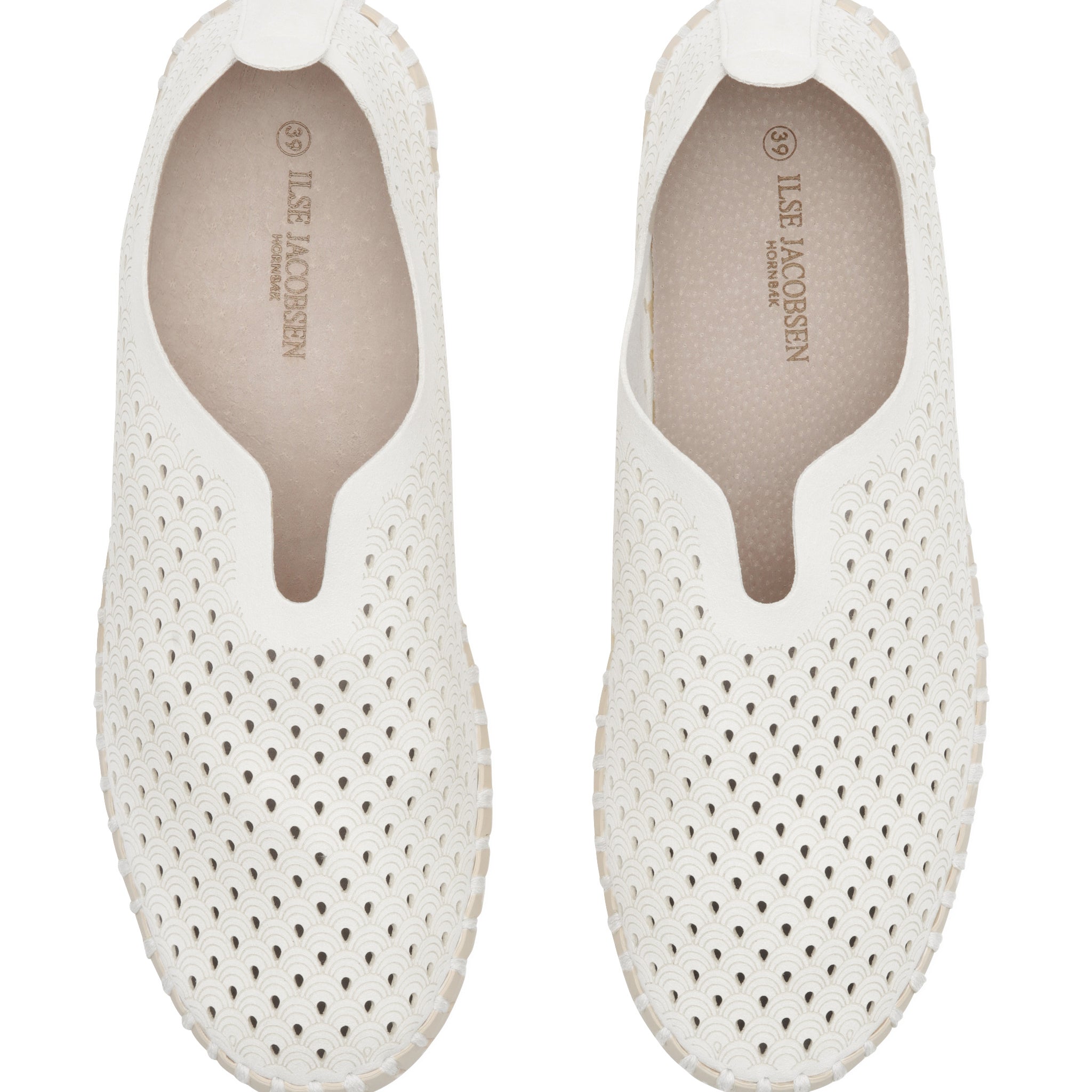 Tulip Slip - In On Plateau Sole - White