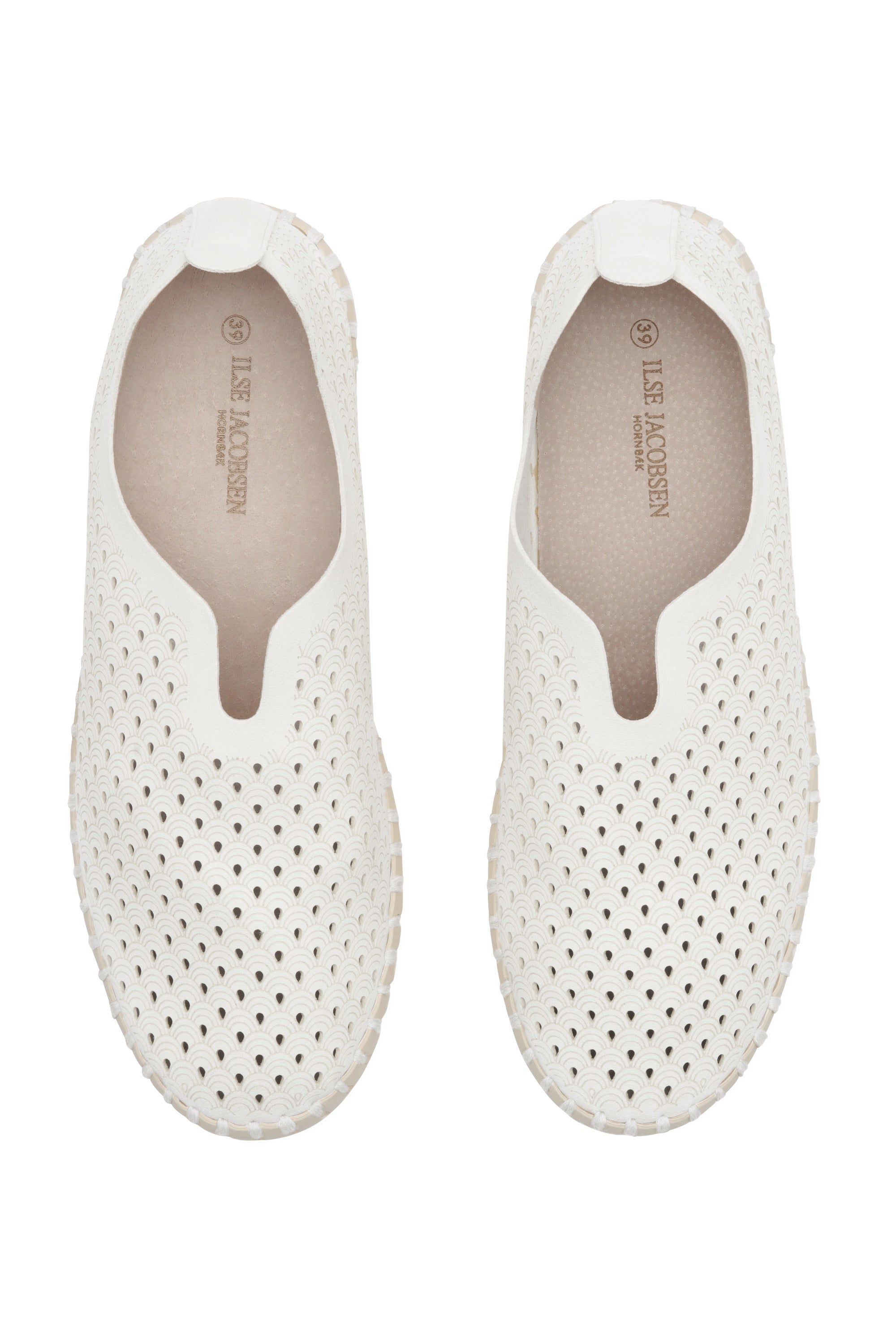 Tulip Slip - In On Plateau Sole - White