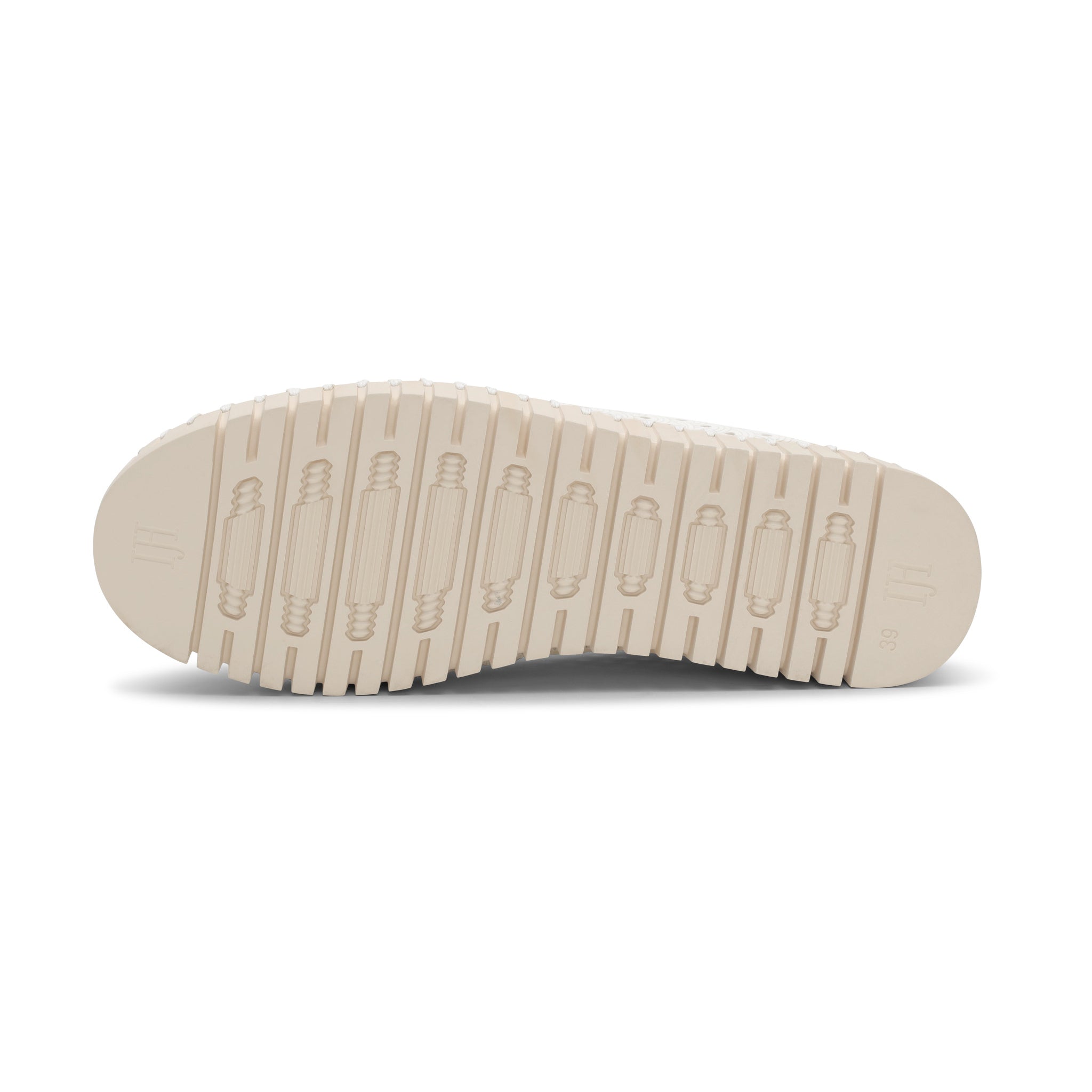 Tulip Slip - In On Plateau Sole - White