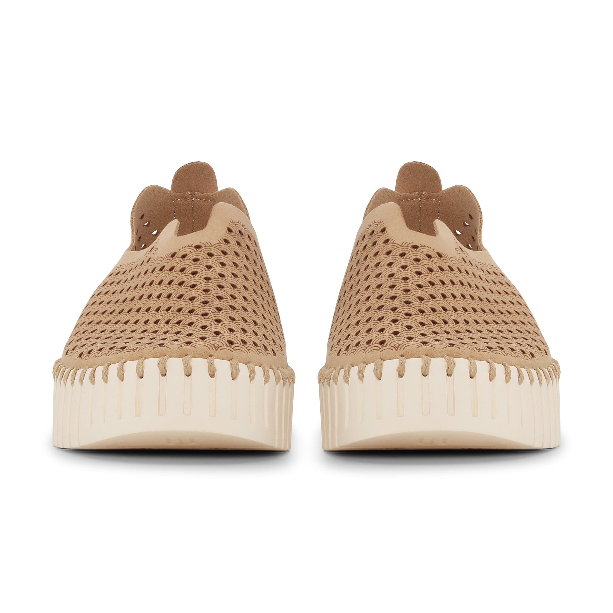 Tulip Slip-In On Plateau Sole - Latte