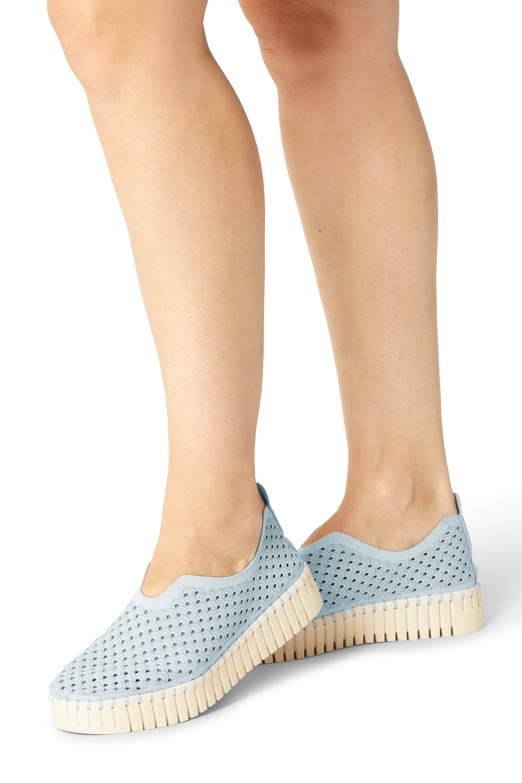 Tulip Slip-In On Plateau Sole - Ash Blue
