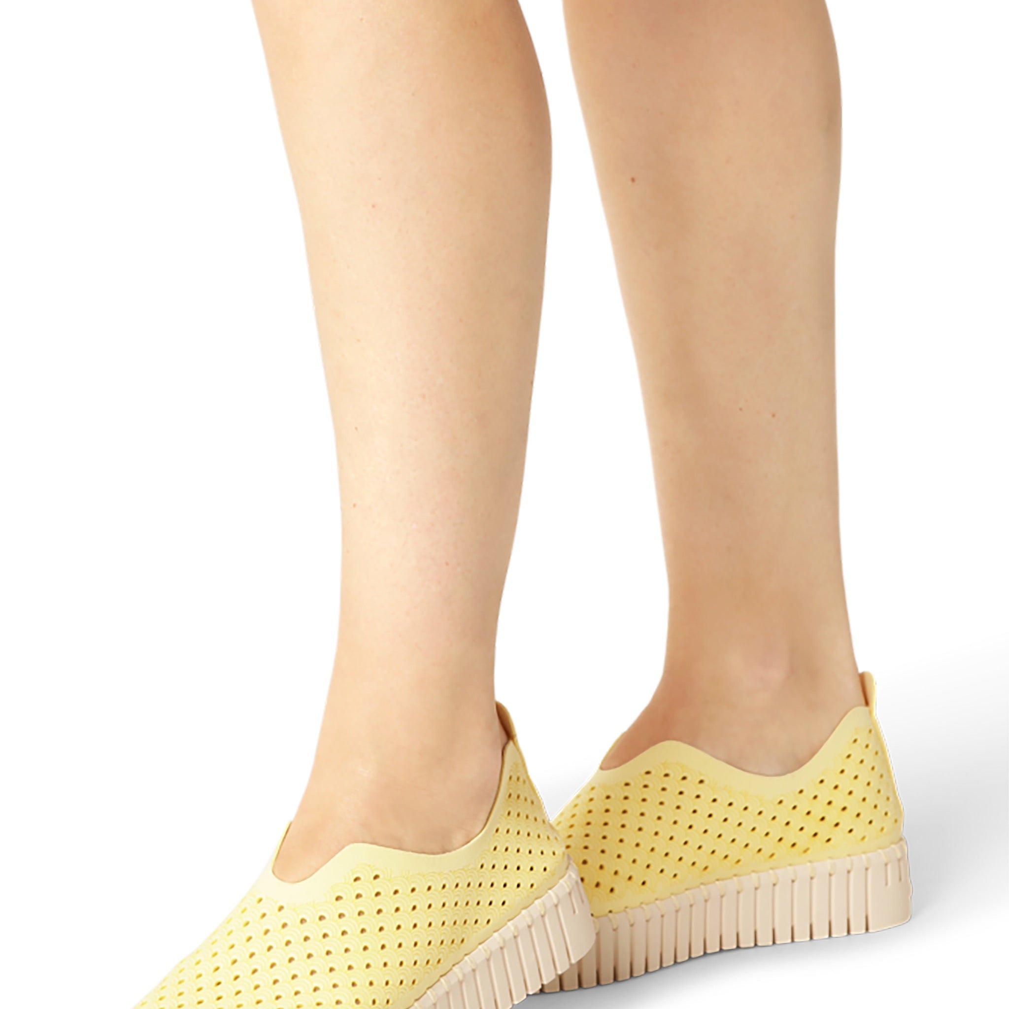 Tulip Slip-In On Plateau Sole - Lemon Drop