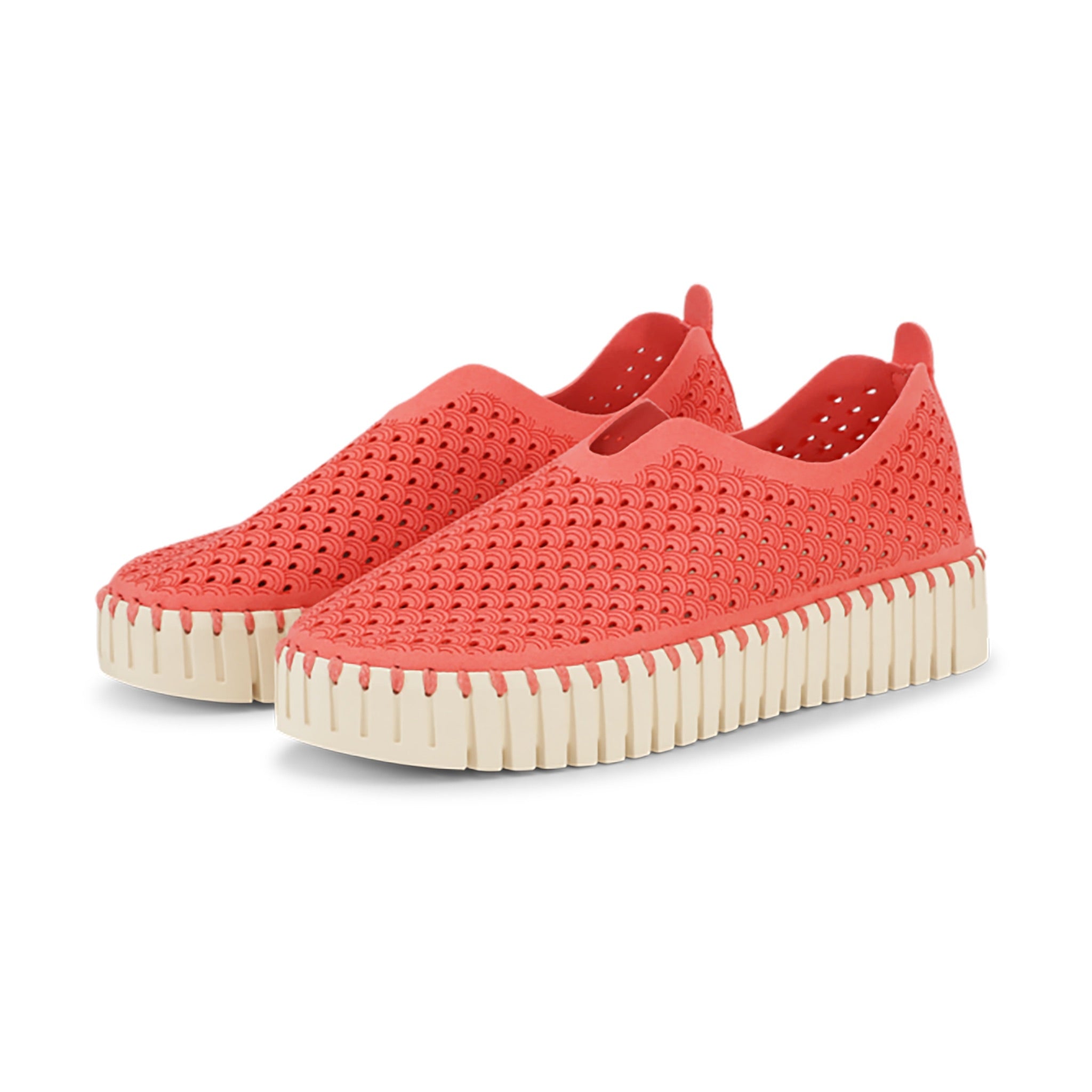 Tulip Slip-In On Plateau Sole - Raspberry