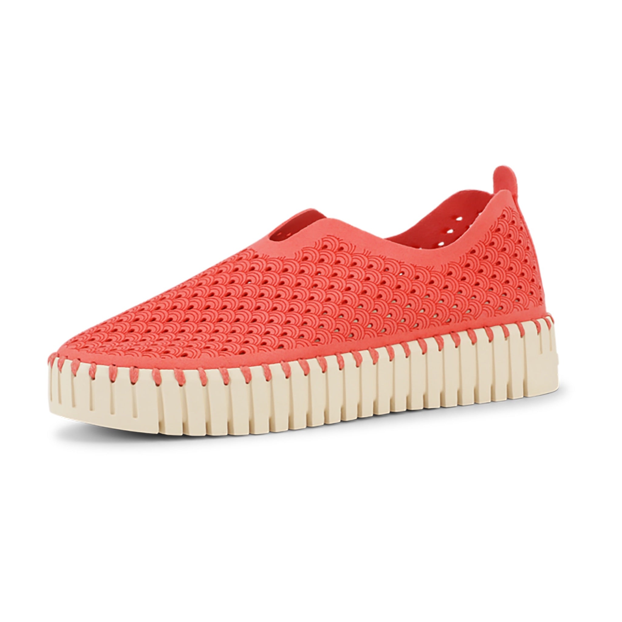 Tulip Slip-In On Plateau Sole - Raspberry