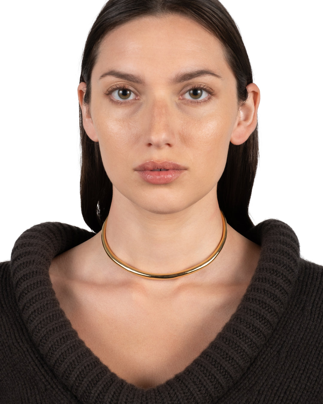 Thin Collar Necklace - Gold