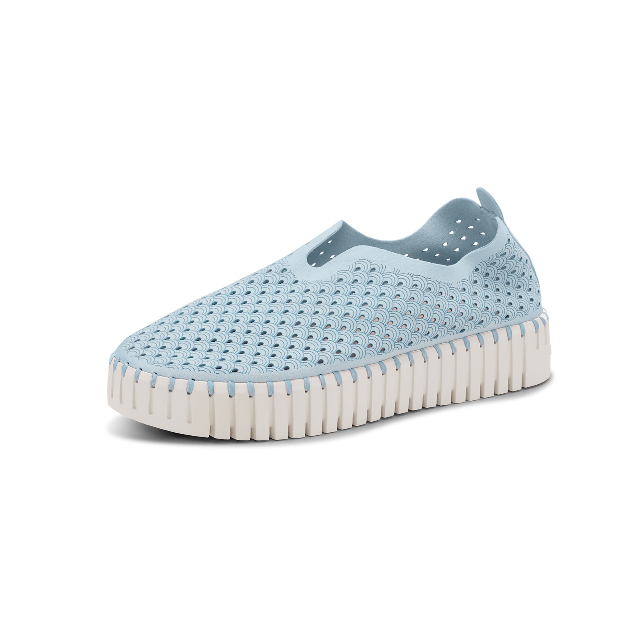 Tulip Slip-In On Plateau Sole - Ash Blue
