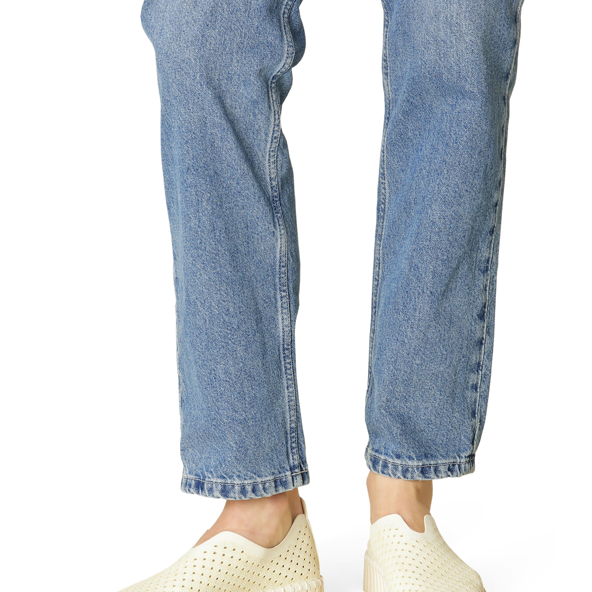 Tulip Slip-In On Plateau Sole - Milk Creme
