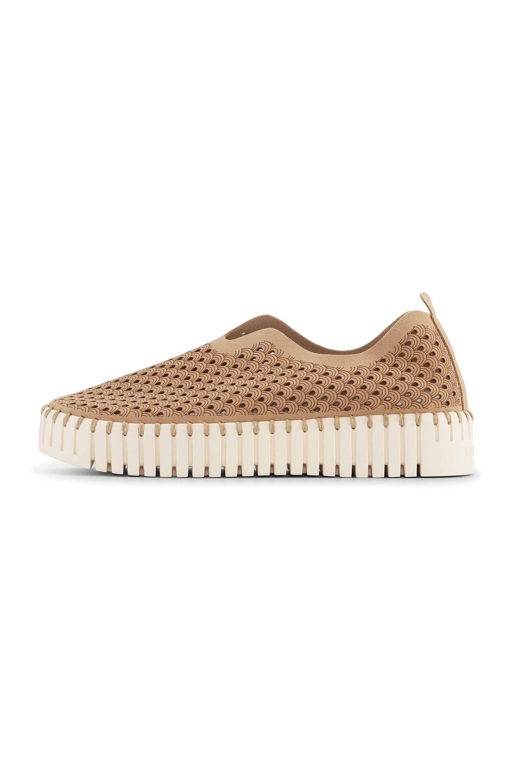 Tulip Slip-In On Plateau Sole - Latte