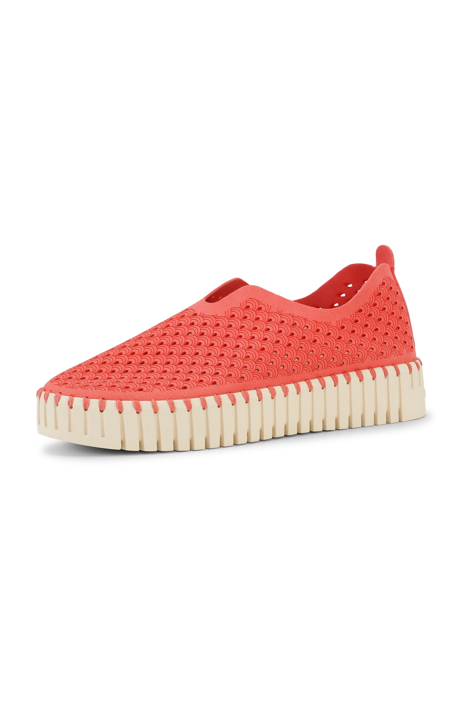 Tulip Slip-In On Plateau Sole - Raspberry