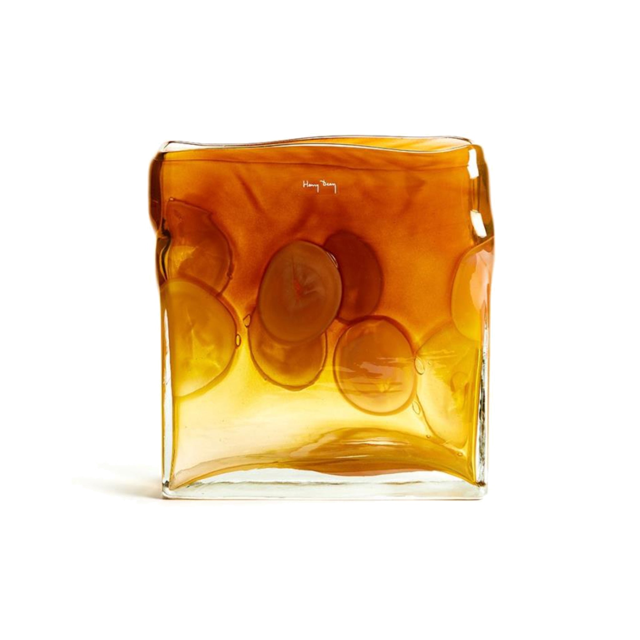 Square Meduse Glass Vase