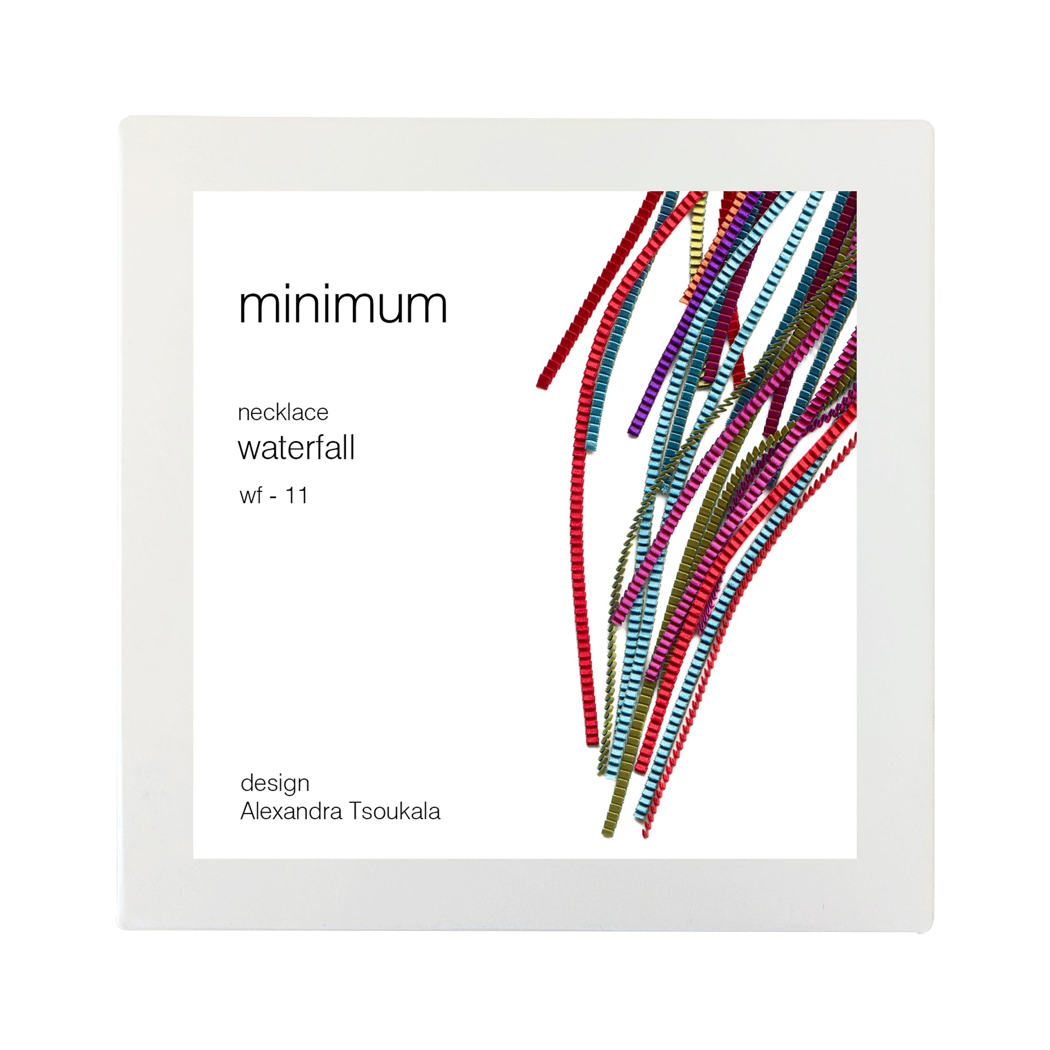 "Waterfall" Necklace - Multicolor