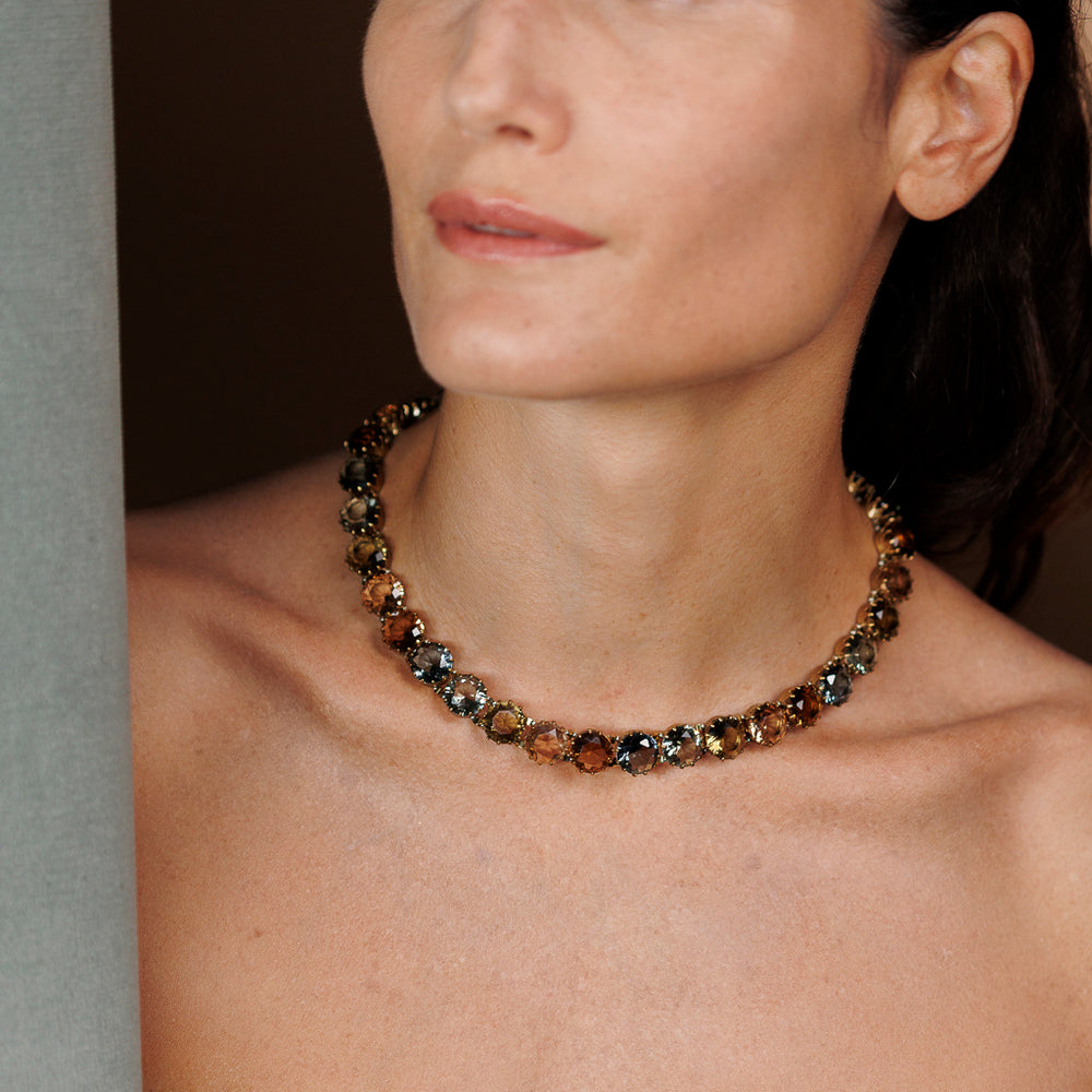 Apollonia Necklace Amber Tourmaline