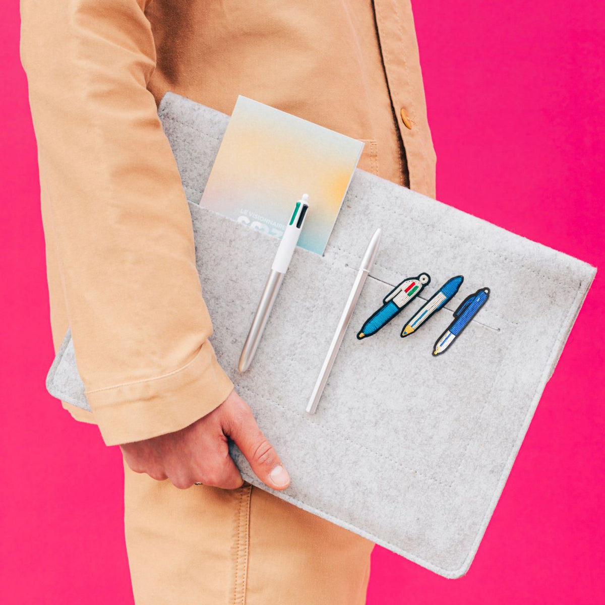 M10 BIC Pen Brooch