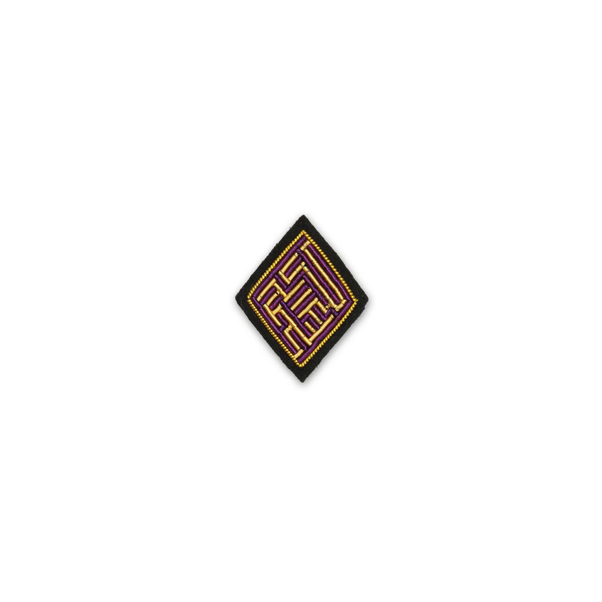 Labyrinth Tile Brooch