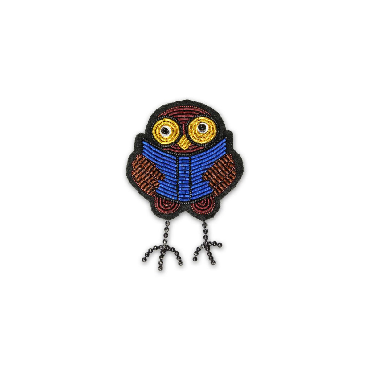 Cultured Owl Brooch