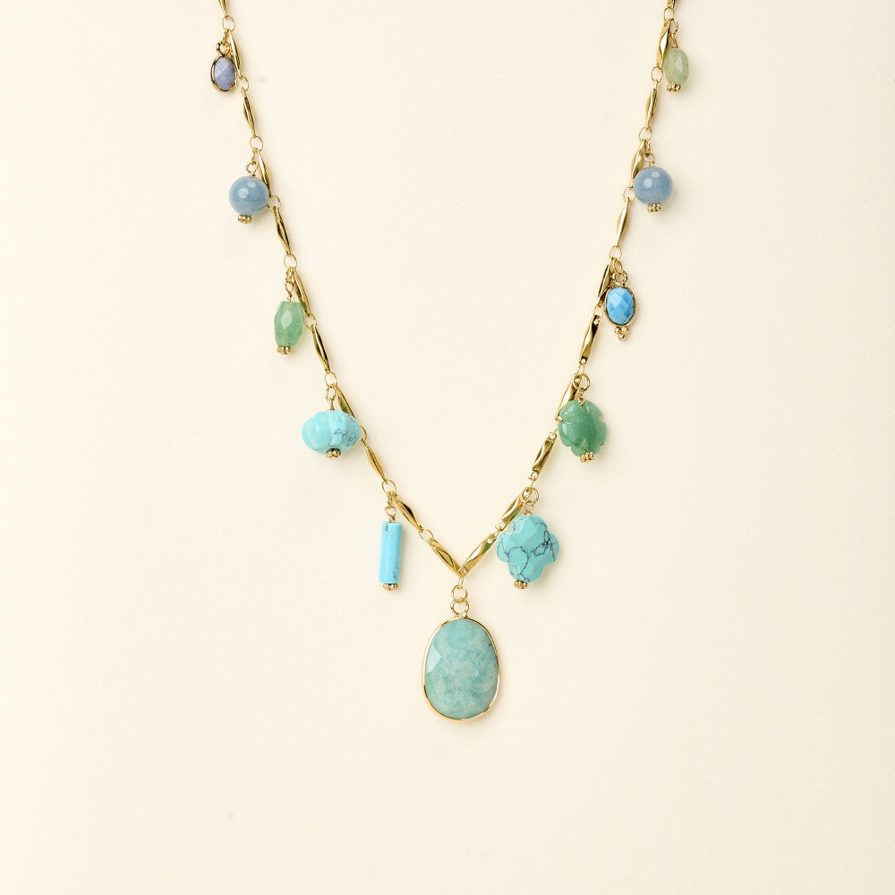 Alma Necklace - Turquoise Multi