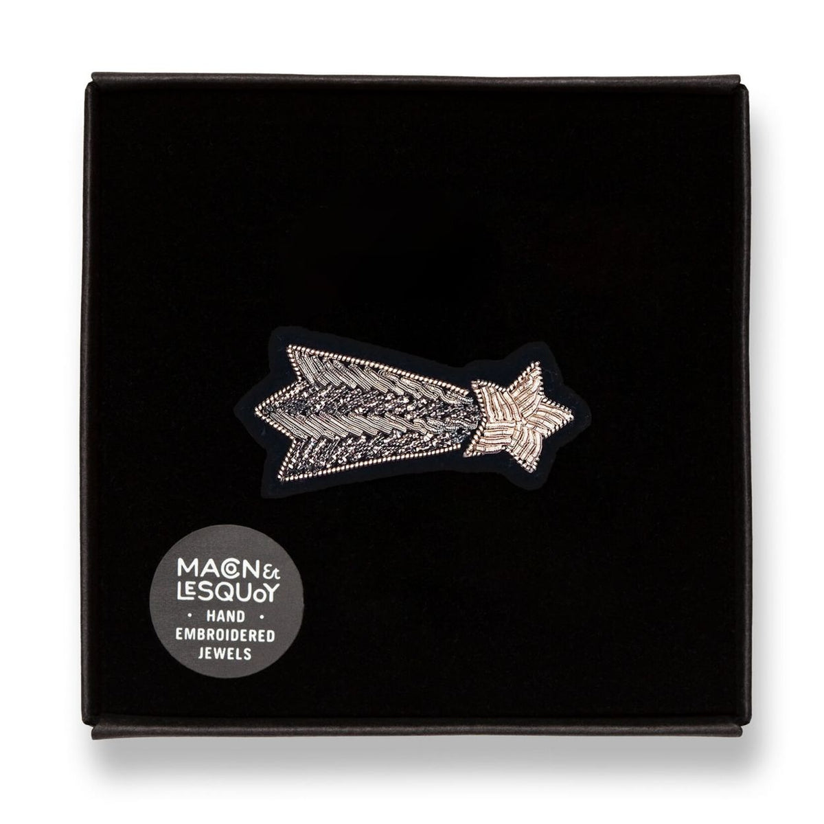 Silver Shooting Star Hair Clip