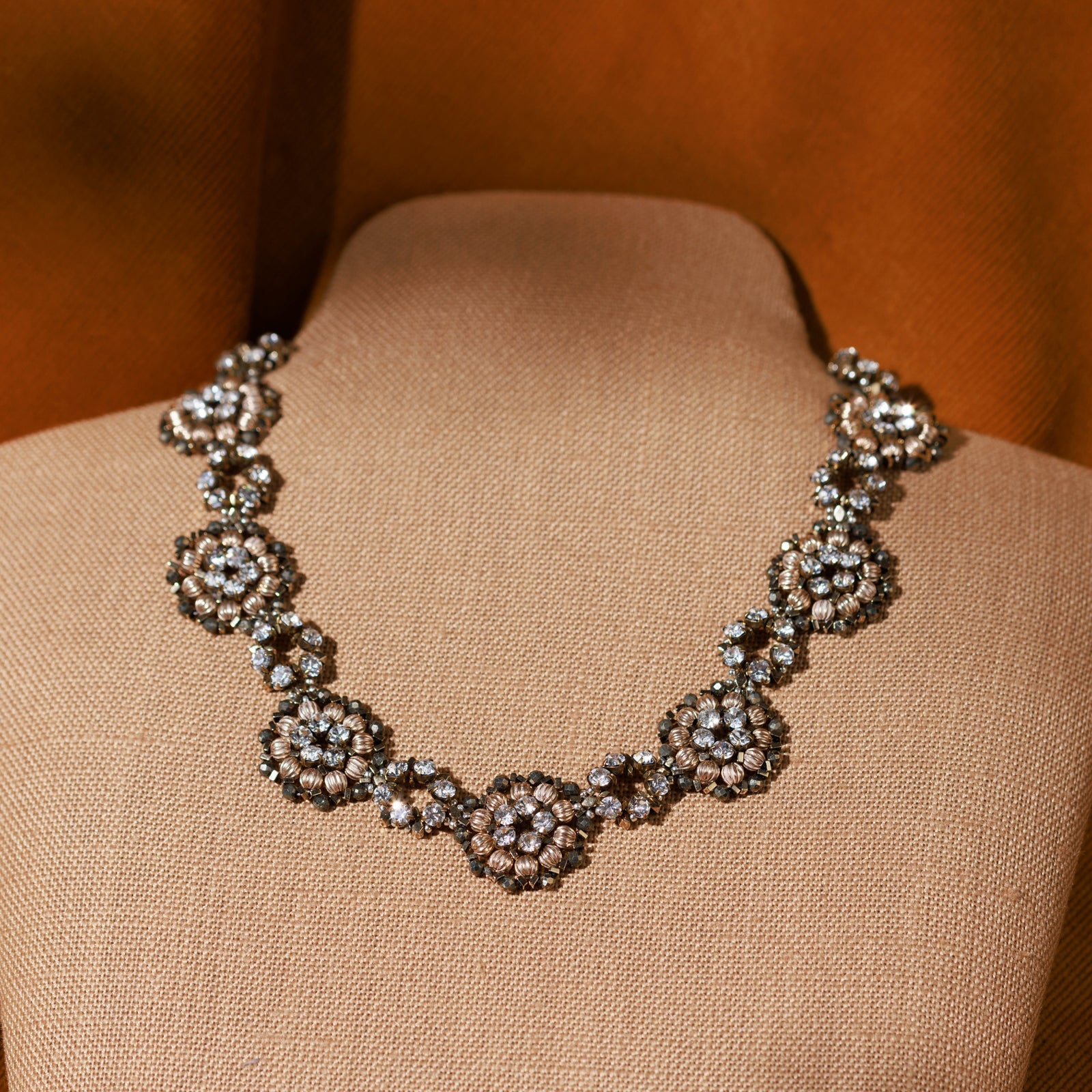 Grace Floral Gold Necklace