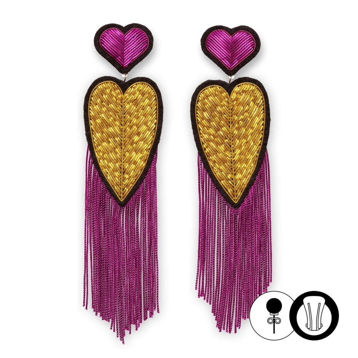 Love Affair Clip-On Earrings