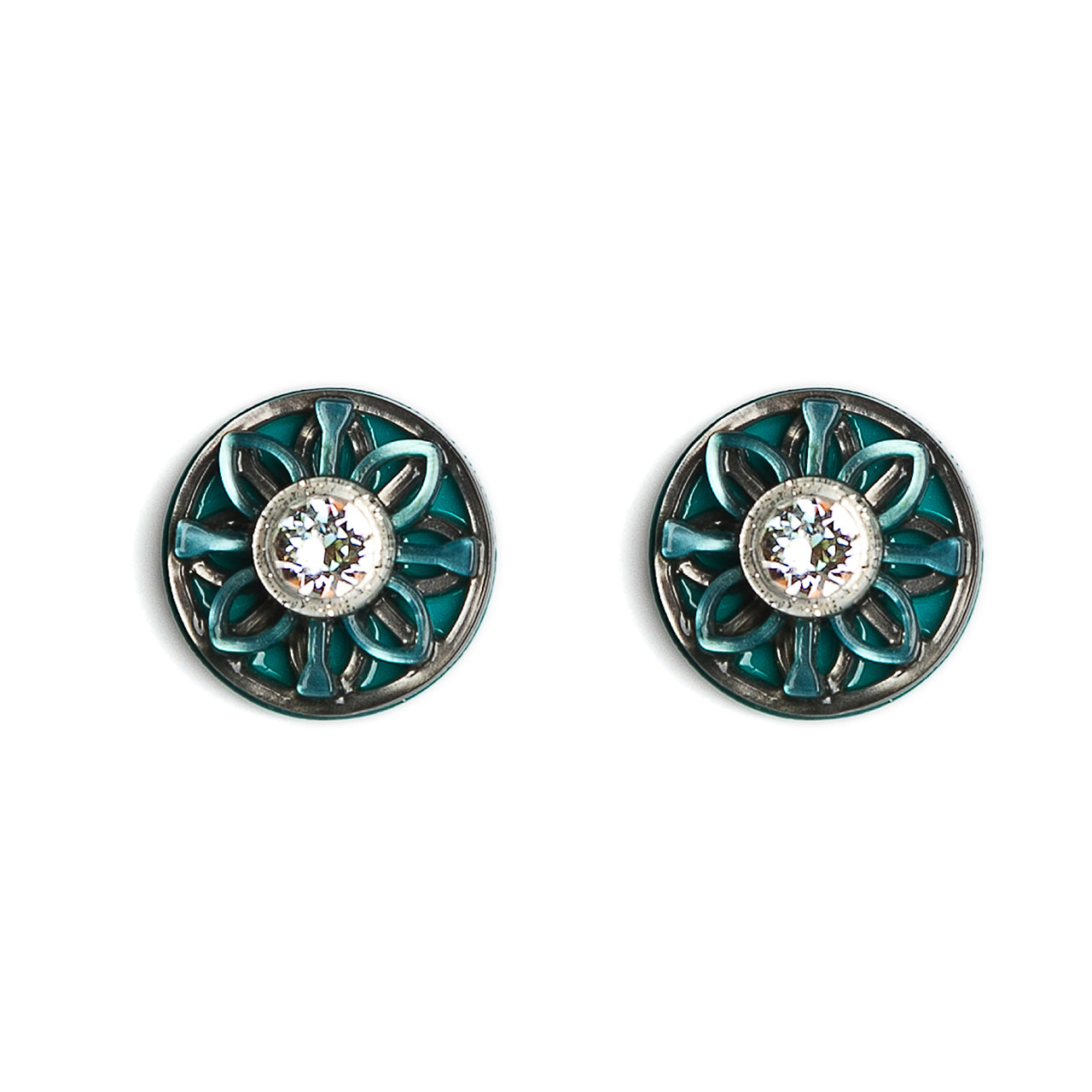 Sirena Aqua Green Earrings