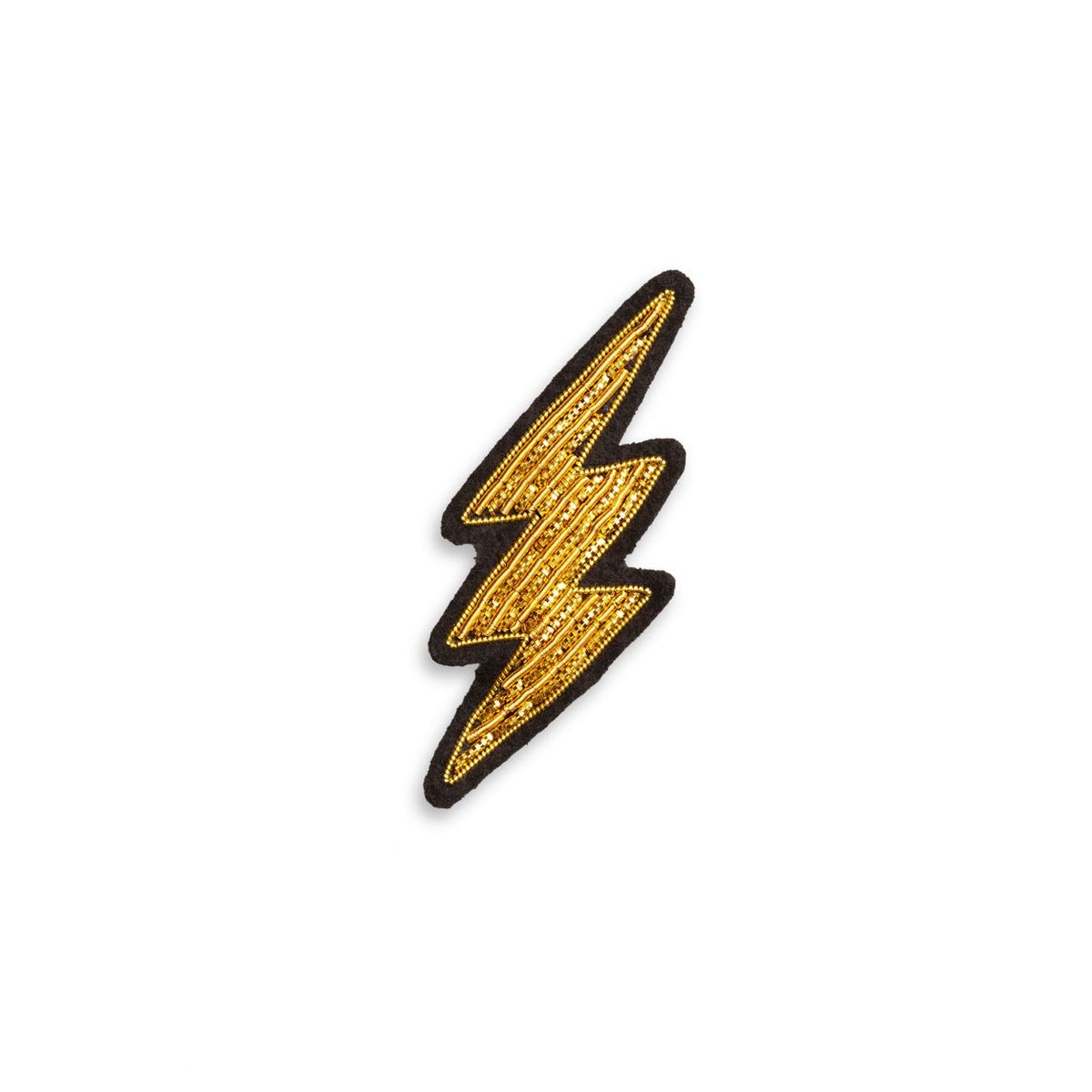 Small Golden Lightning Brooch