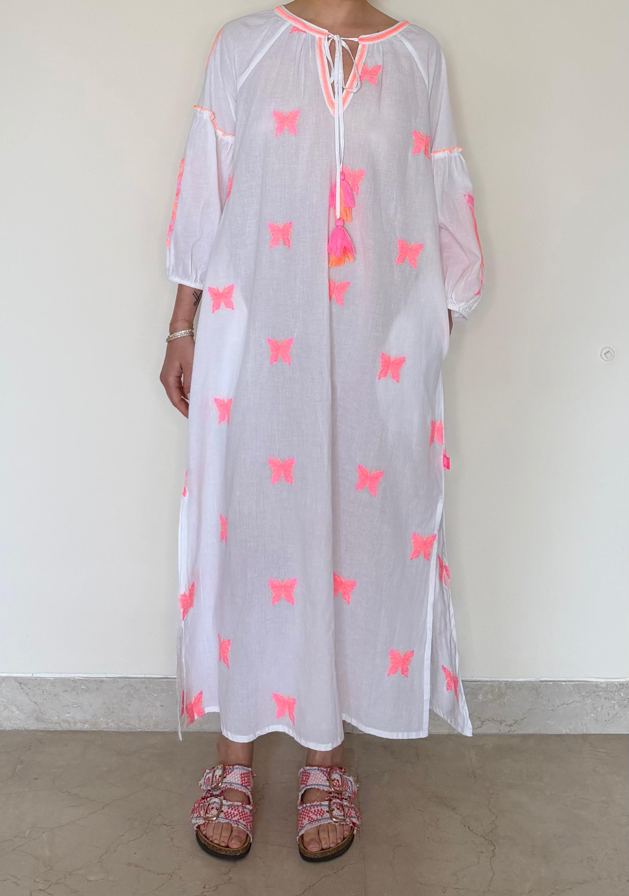 Pipa Butterfly Cotton Dress
