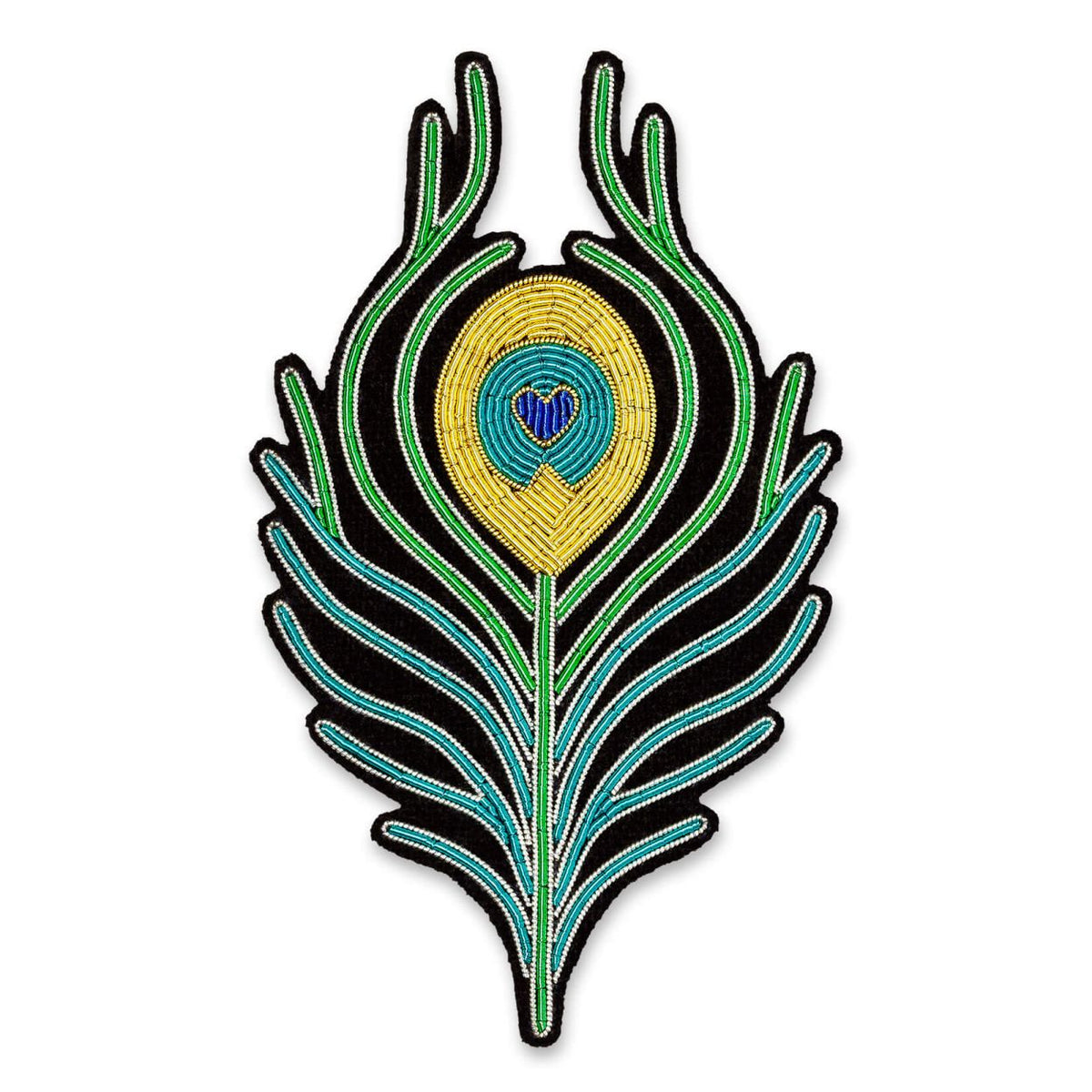 Peacock Feather Brooch