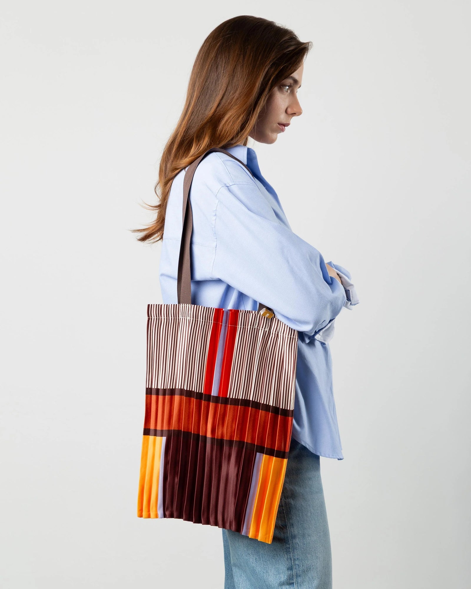 Bagheria Pleated Tote Bag