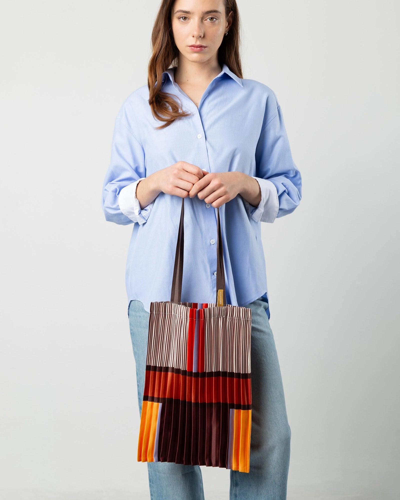 Bagheria Pleated Tote Bag
