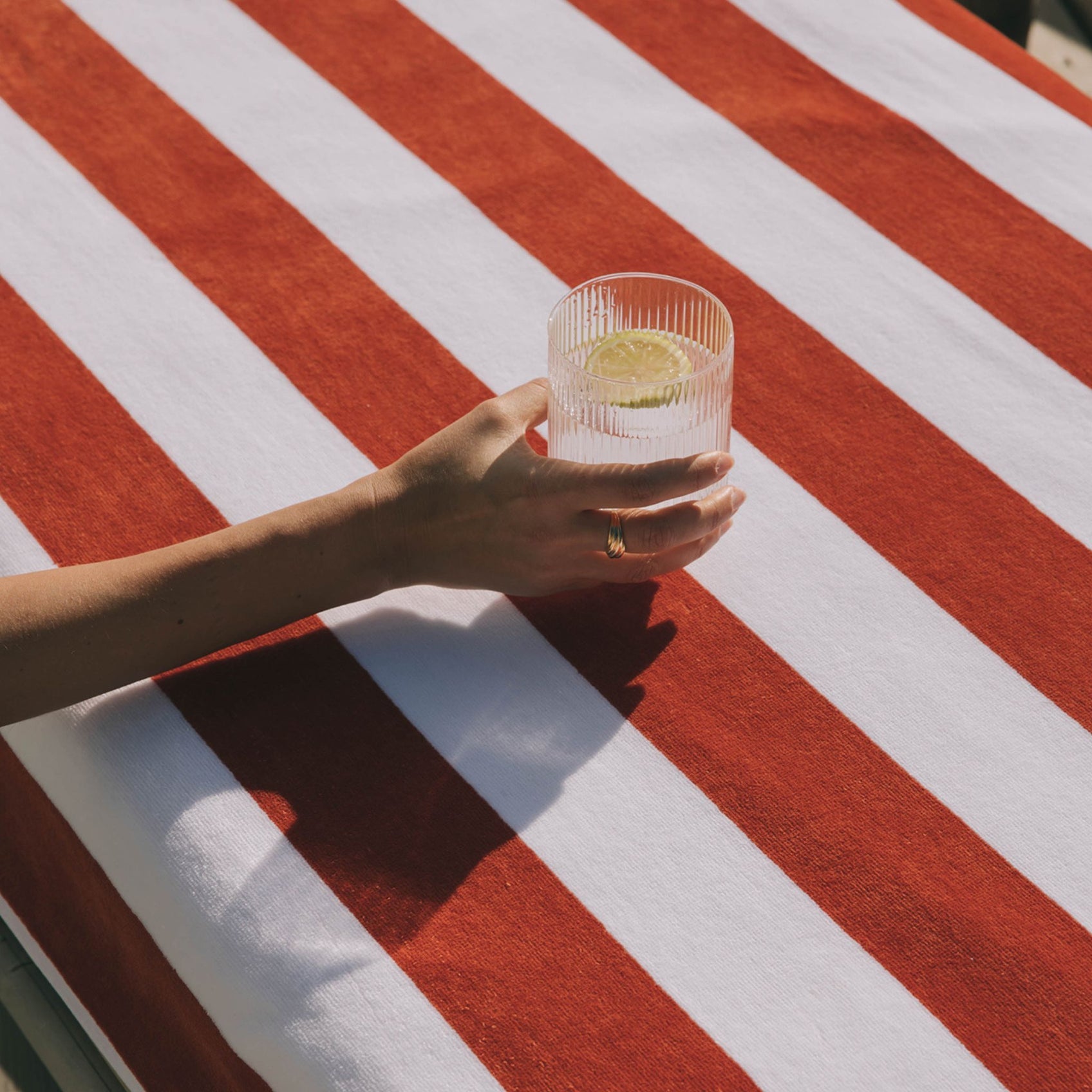 Gibalta Striped Beach Towel