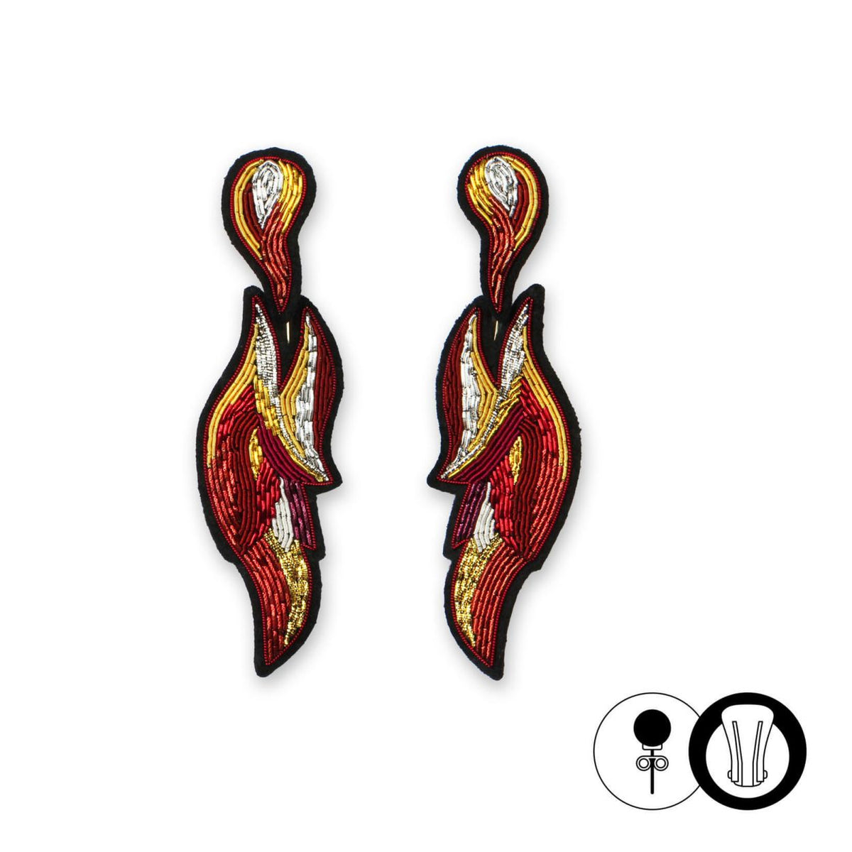 Tout Feu Clip-On Earrings
