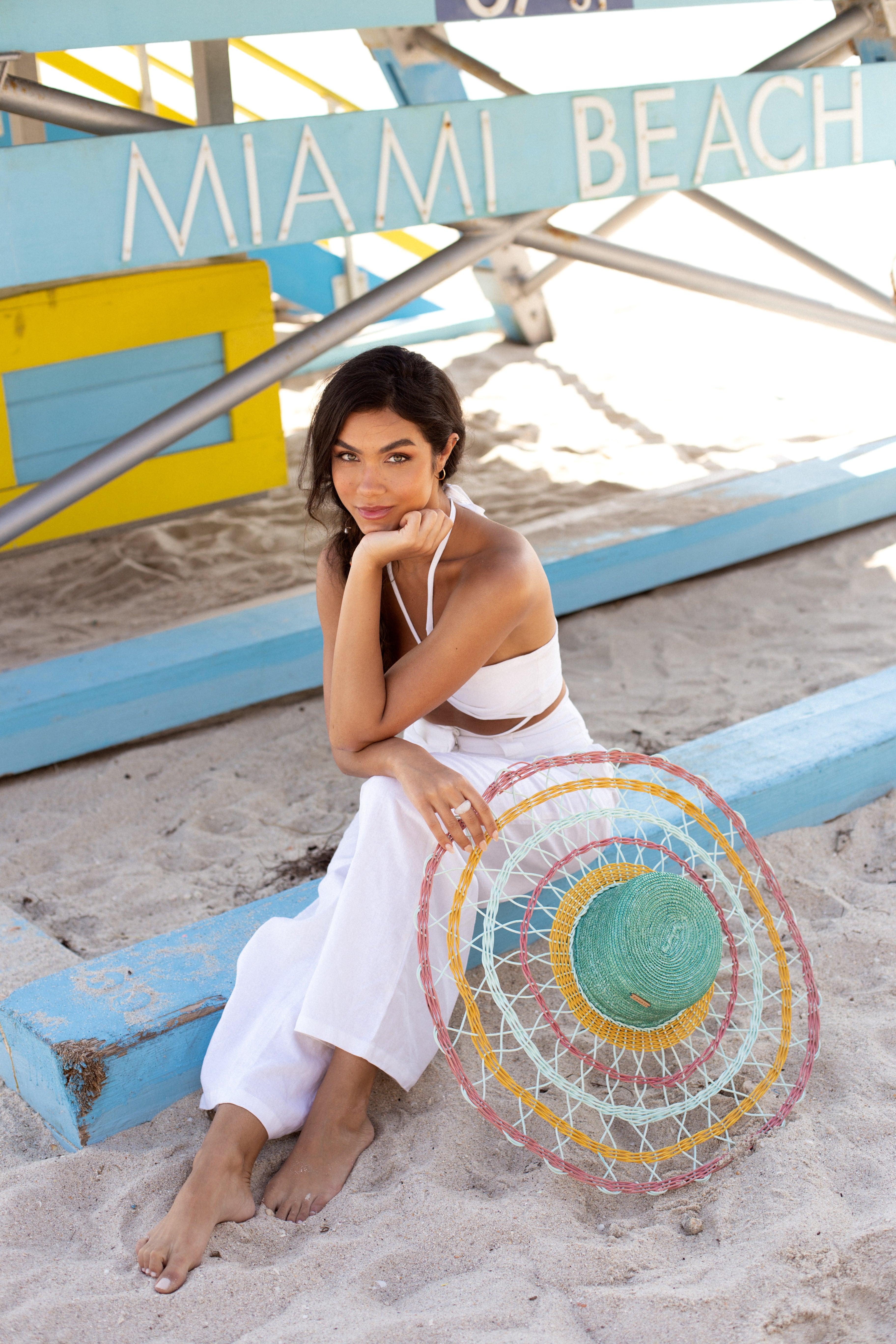 Pamela Hat - Tricolor