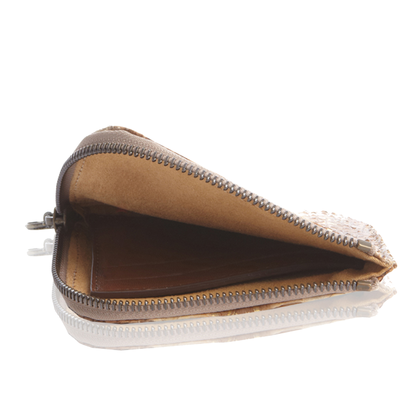 Small Square Zip Around Wallet Country Tan