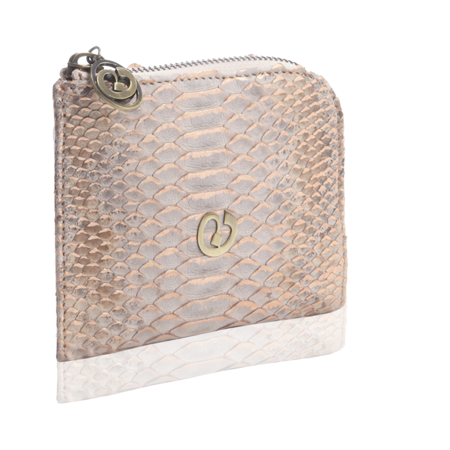 Small Square Zip Around Wallet - Lavender