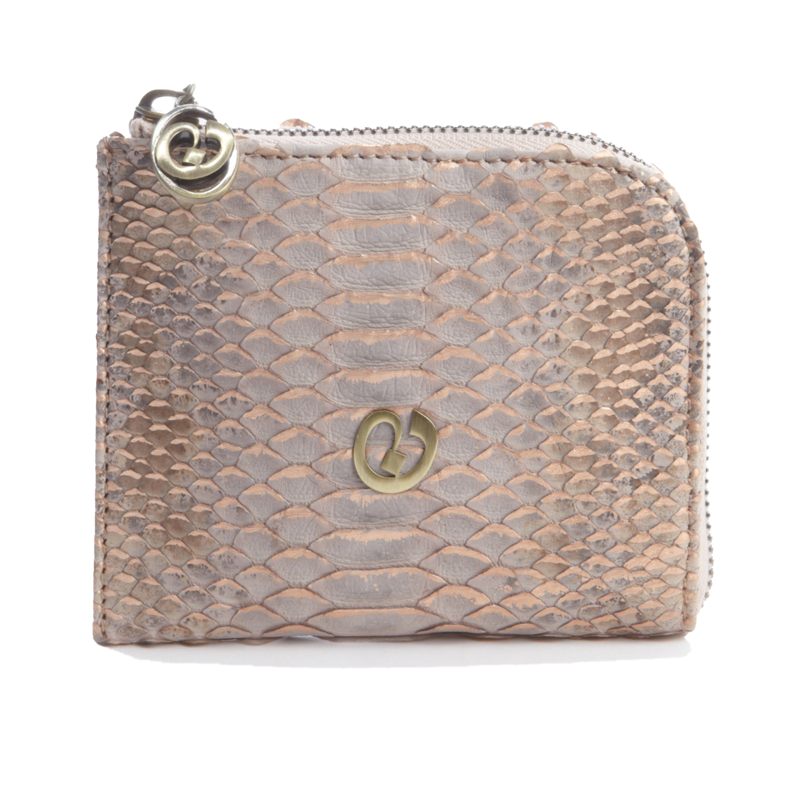 Small Square Zip Around Wallet - Lavender