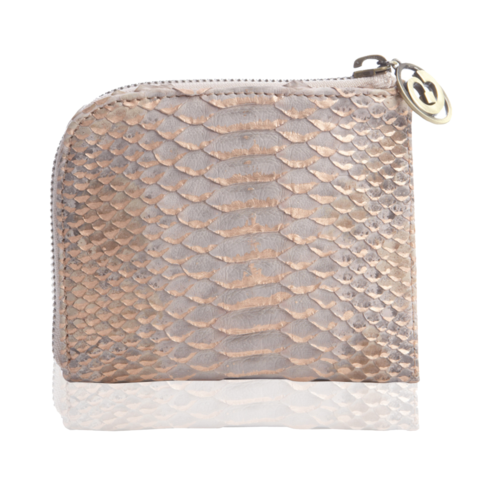 Small Square Zip Around Wallet - Lavender