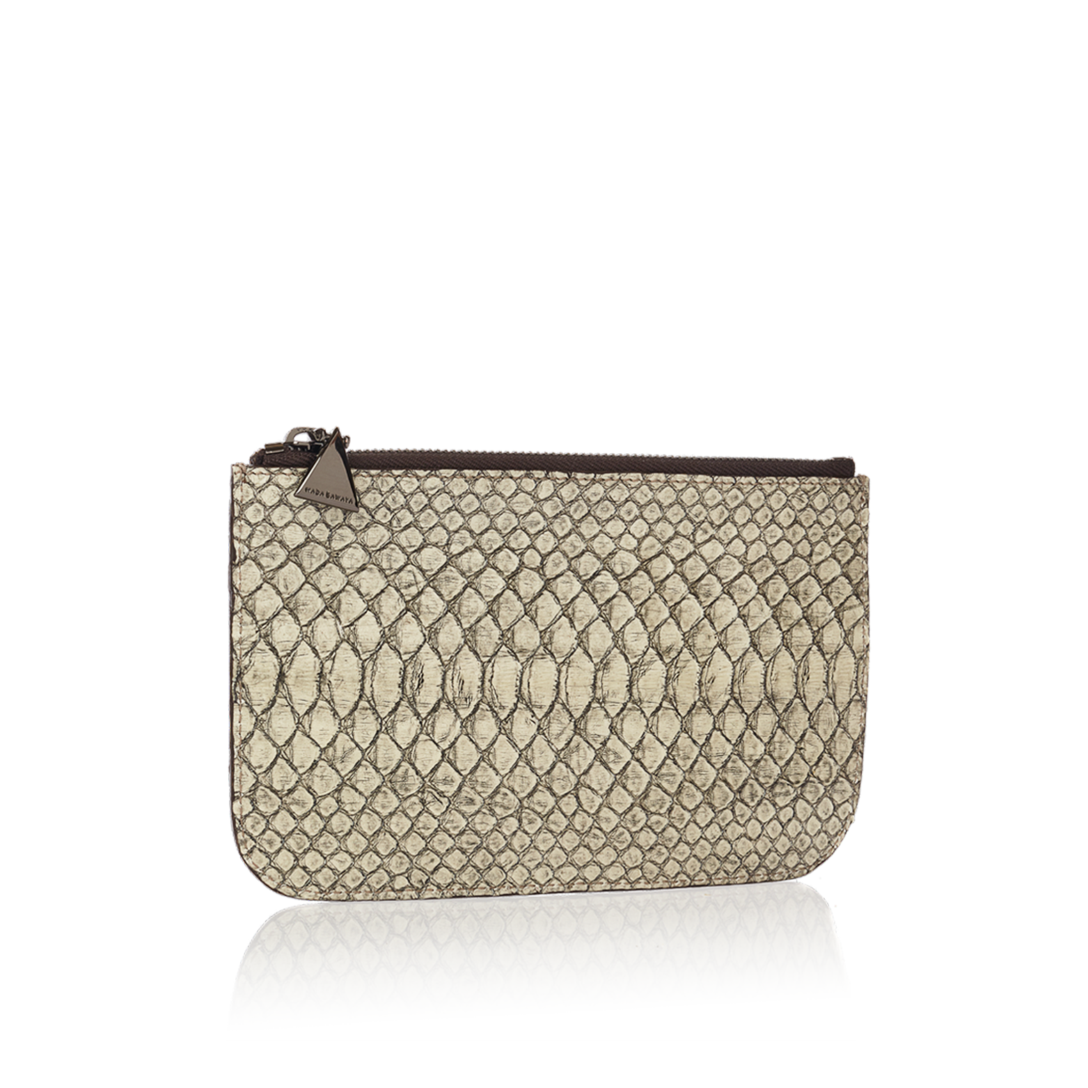 Top Zip Pouch Kala Black / Bone