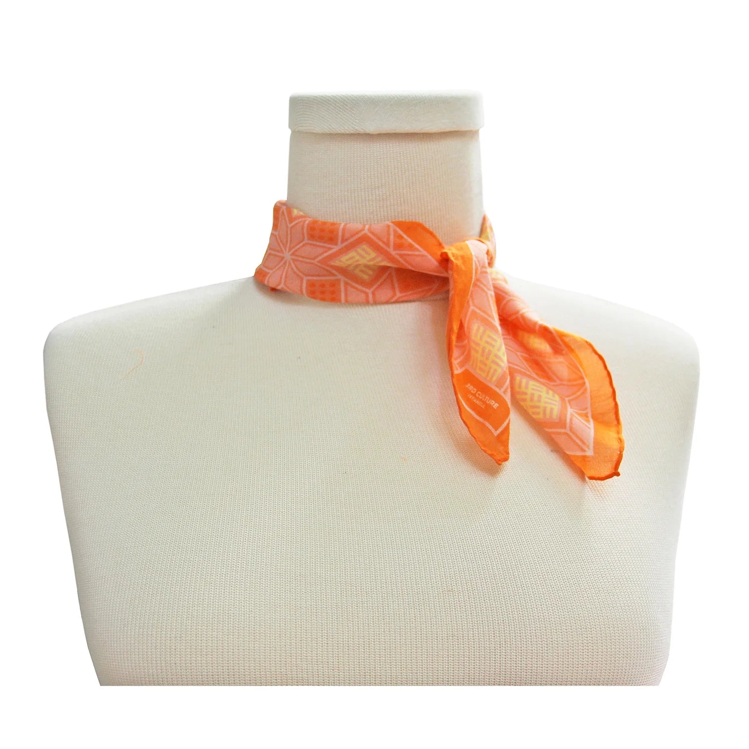 Antioch Pocket Square - Coral