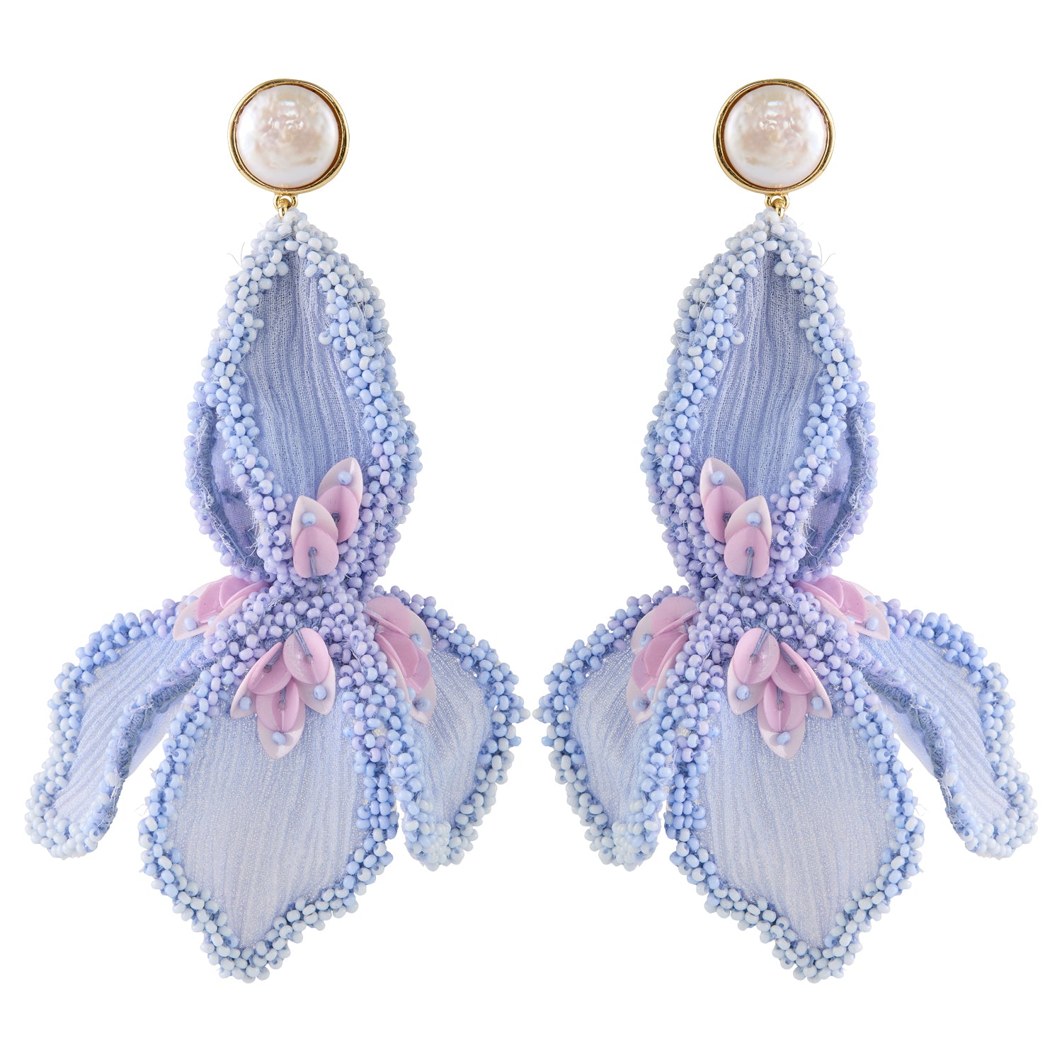 Rosana Lux Earrings - Lilac
