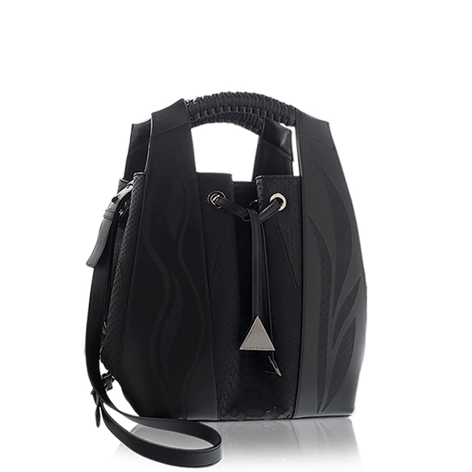black & white mushroom moth mini backpack Black & White Mushroom Moth Mini Backpack