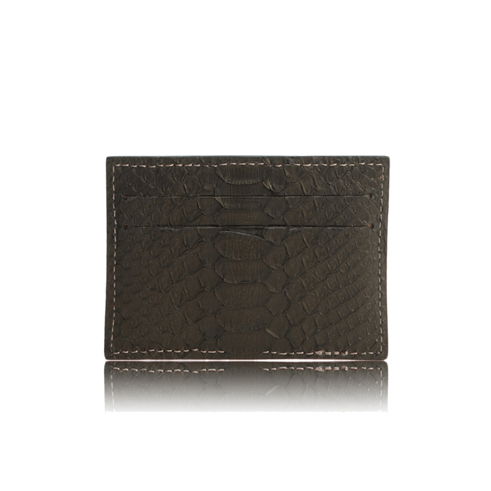 FL by NADA SAWAYA Credit Card Holder Python Card Case