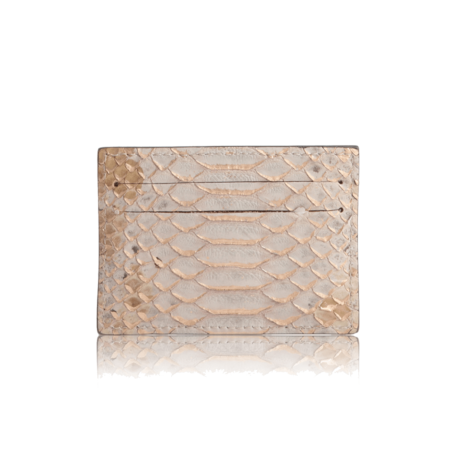 FL by NADA SAWAYA Credit Card Holder Python Card Case