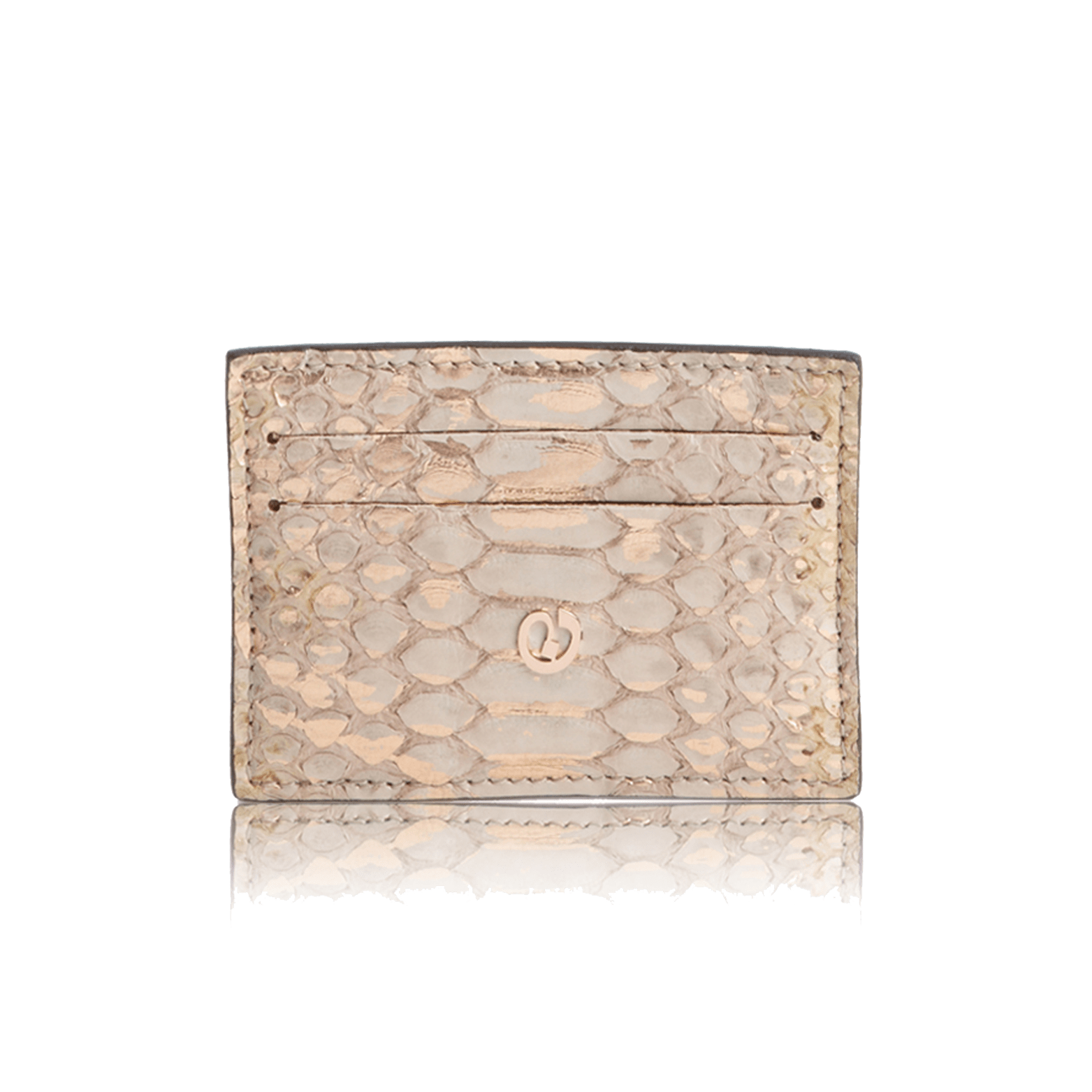 FL by NADA SAWAYA Credit Card Holder Python Card Case