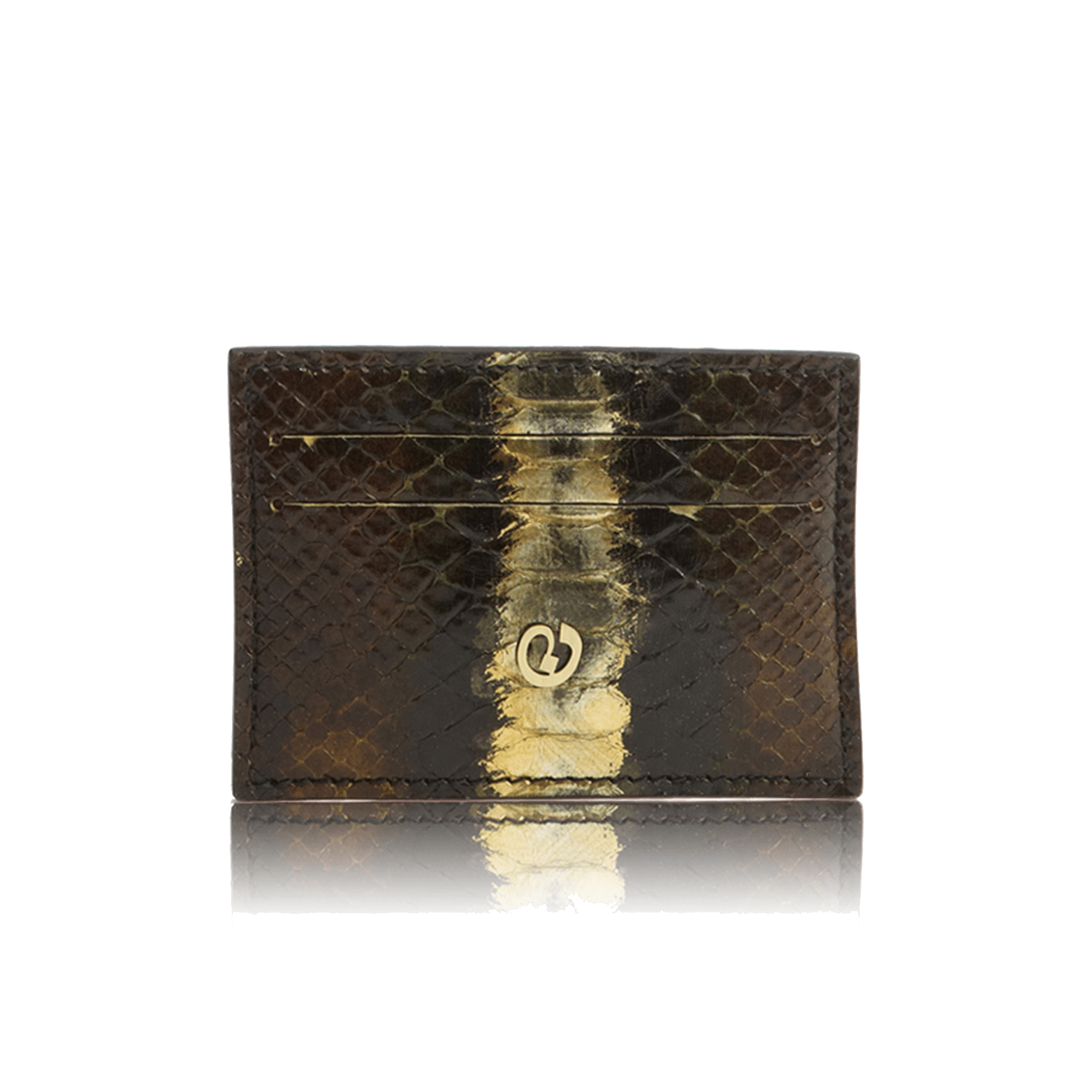 FL by NADA SAWAYA Credit Card Holder Python Card Case