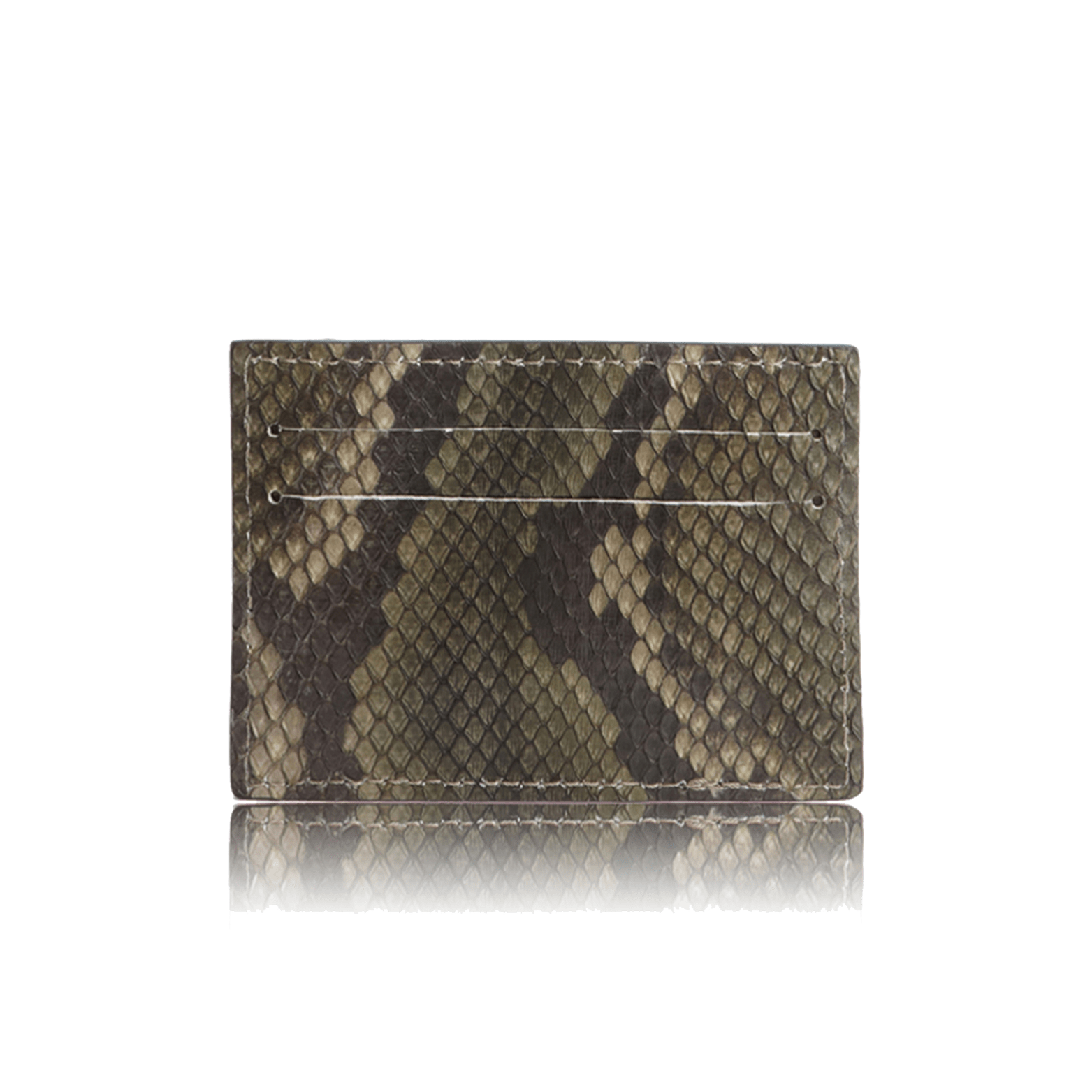 FL by NADA SAWAYA Credit Card Holder Python Card Case