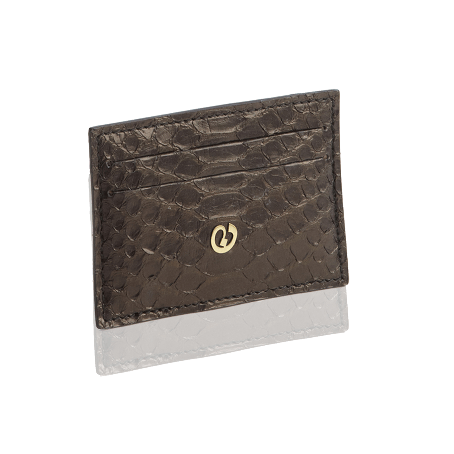FL by NADA SAWAYA Card Case Black Python Card Case